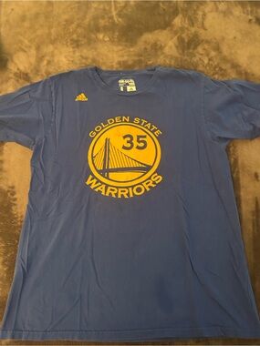 adidas Golden State Warriors #35 Kevin Durant Player Tee